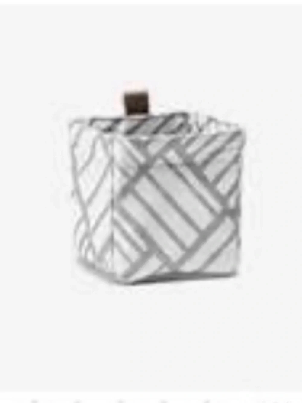 NIP thirty-one Mini Carry-All Caddy, Grey Patchwork